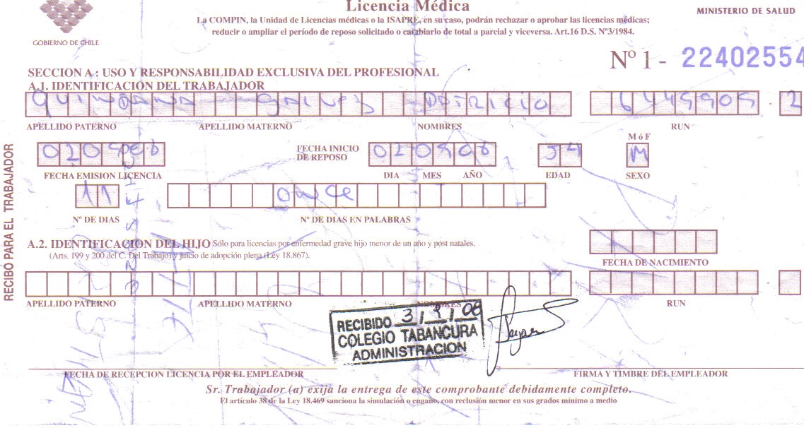 licencia medica