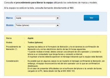 entel - negación indirecta a liberar mi iphone