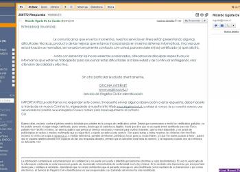 registro civil - pagina web y venta de certificados ineficientes