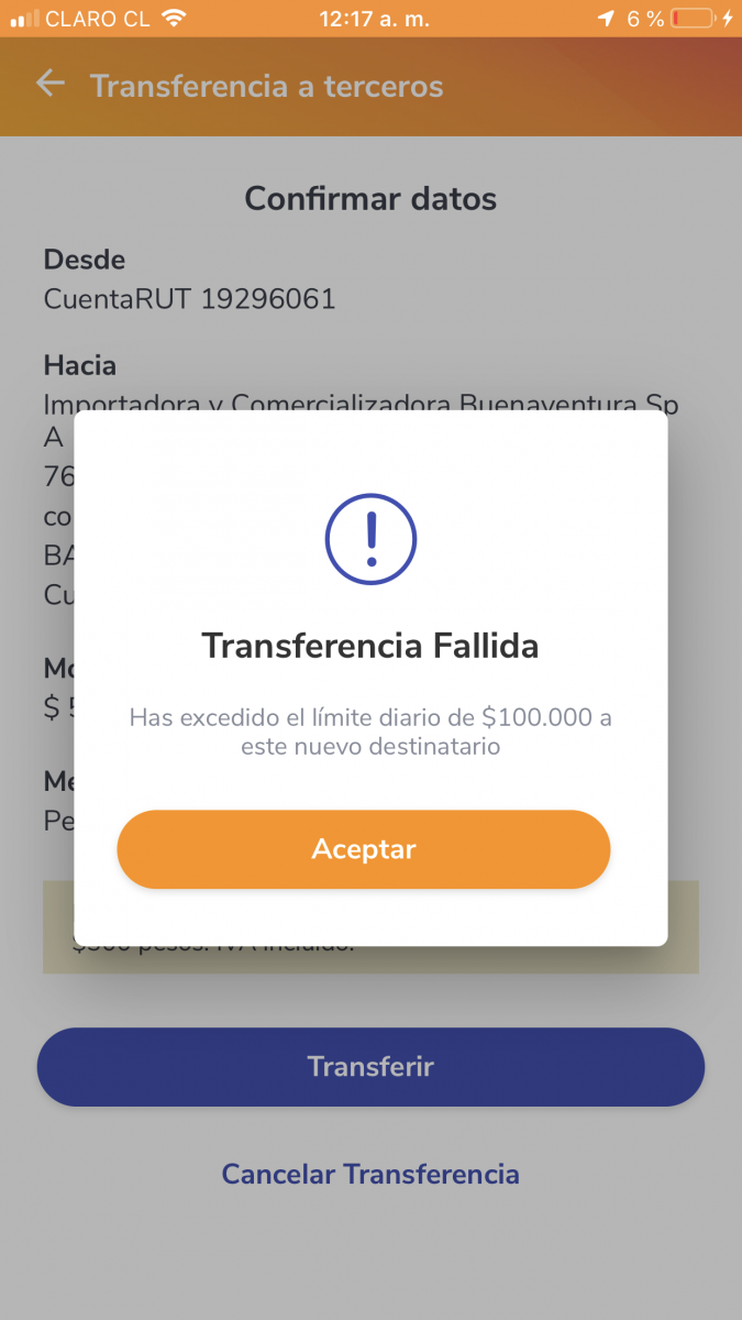 ¿Cómo reclamar una transferencia hecha por error?