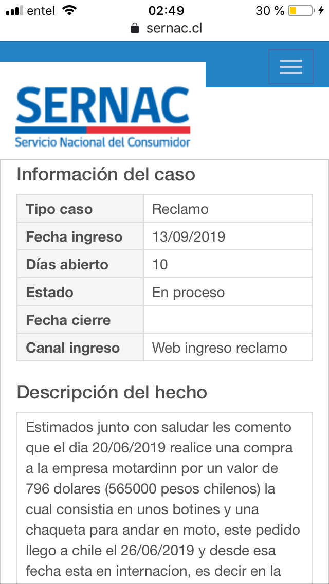 correos de chile reclamo sin respuesta efectiva Respuesta De Correoschile RECLAMOS.CL