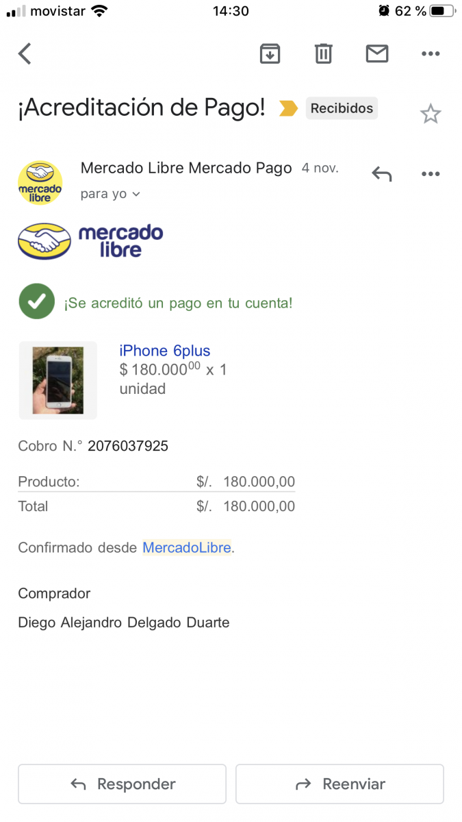 mercado libre - denuncia