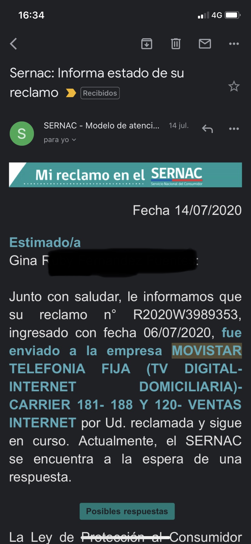 Movistar Hogar - Sin servicio mas 7 meses