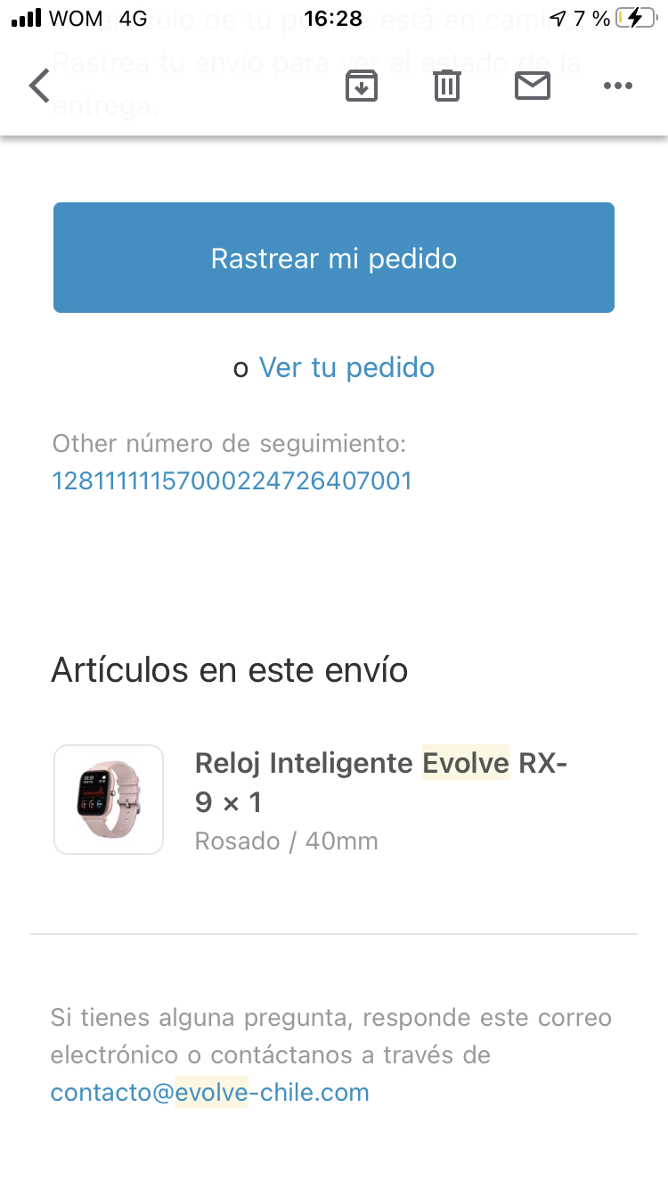 Evolve Chile A Reclamos Cl