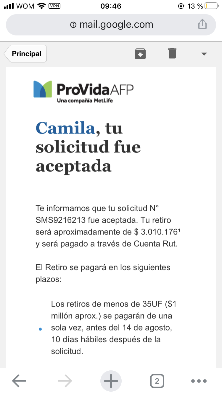 Afp Provida Pago Fuera De Plazo 10 Por Ciento Reclamos Cl