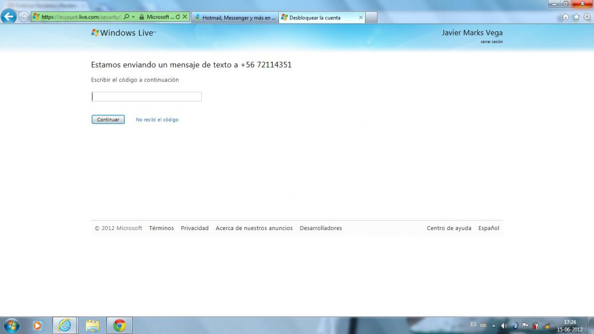 hotmail y los mensajes en el movil hotmail me bloquearon el correo y ahora me piden un codigo para hotmail y los mensajes en el movil hotmail me bloquearon el correo y ahora me piden un codigo para