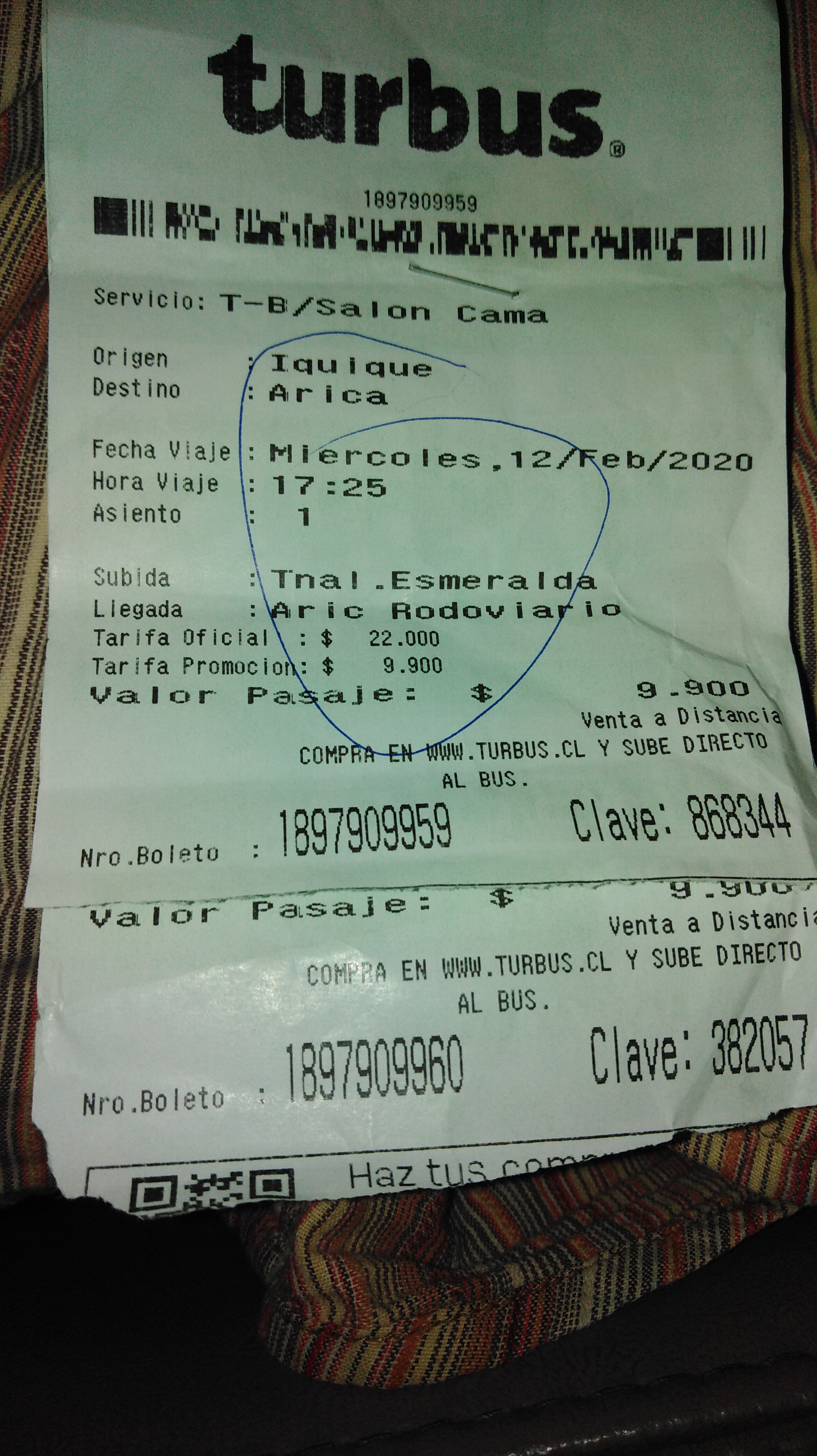 tur bus - abuso de poder auxiliar en servicio