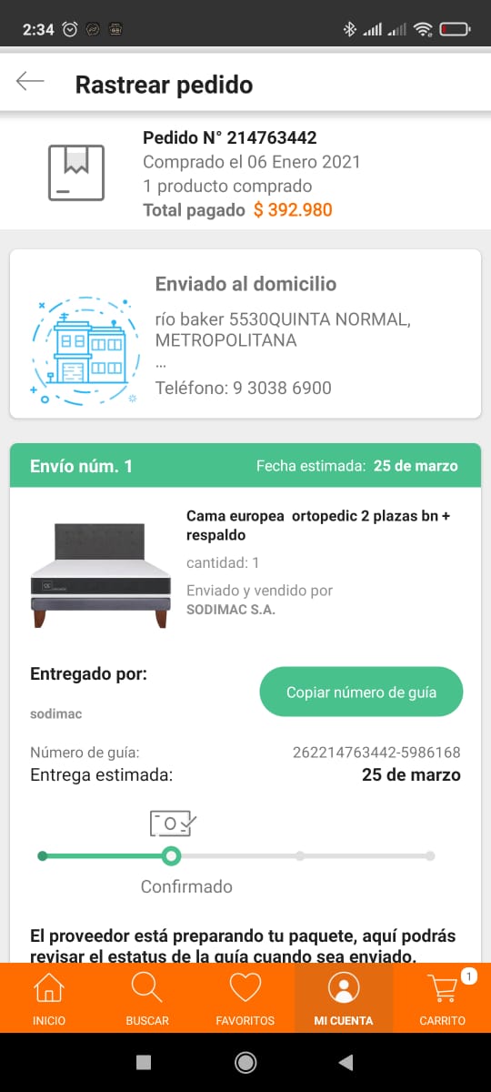Linio Chile - No Cumplen Fechas | RECLAMOS.CL