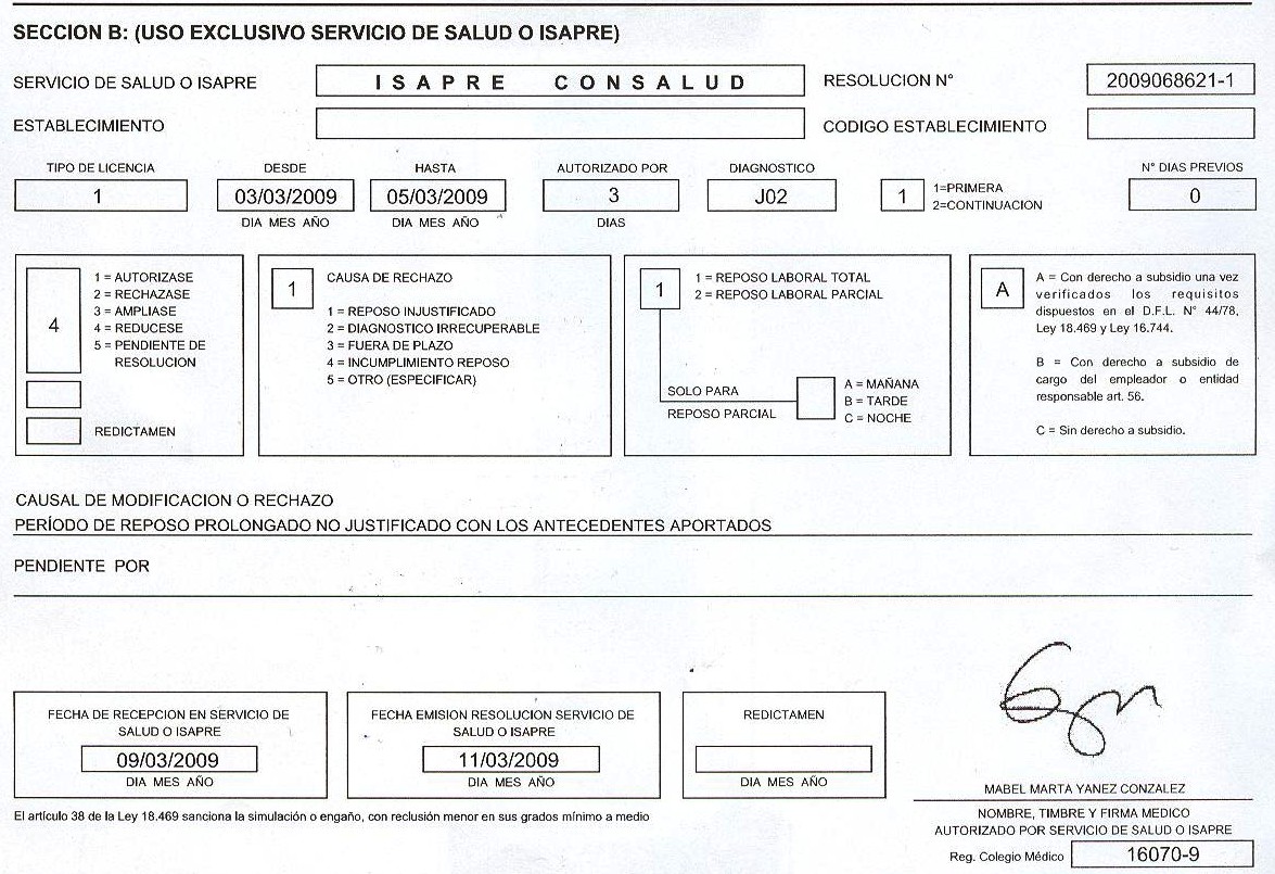 Licencia Médica; Licencia en Medicina; Licencia para el Ejercício de la Medicina; Licencia para
