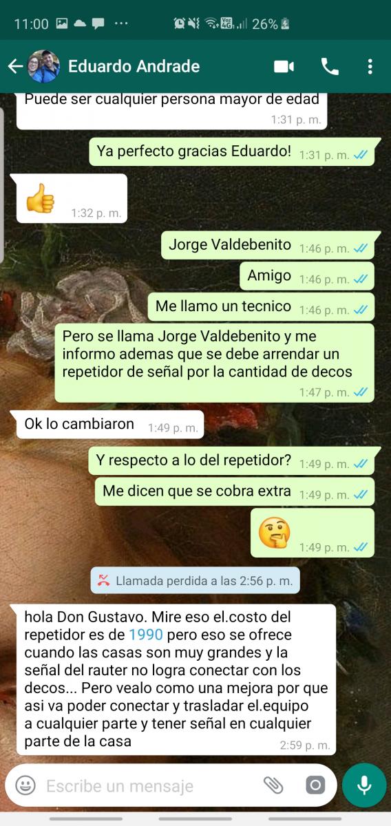 movistar - pesima calidad del servicio y ejecutivos ignorantes