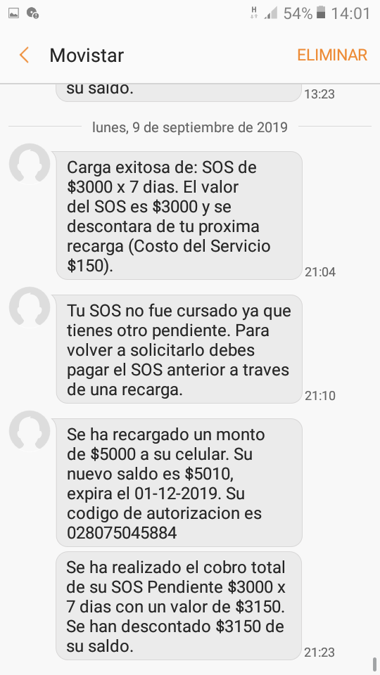 movistar - cobro de sos que nunca llego