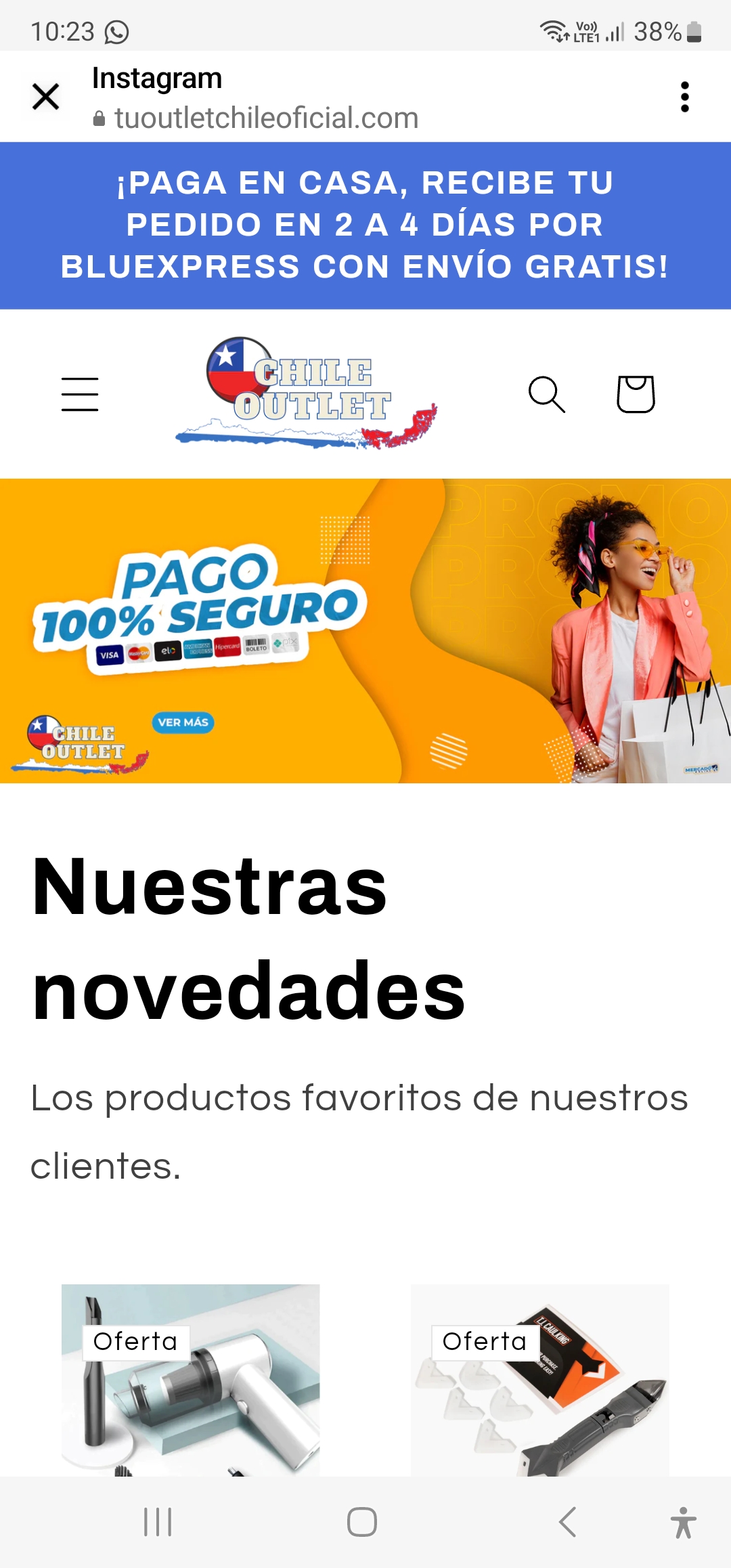 Chile Outlet Pedido Que Nunca Llegó Y No Responden Mjes RECLAMOS.CL