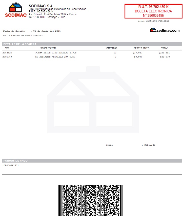 sodimac falabella - producto no disponible con pago al contado y no me han devuelto el dinero