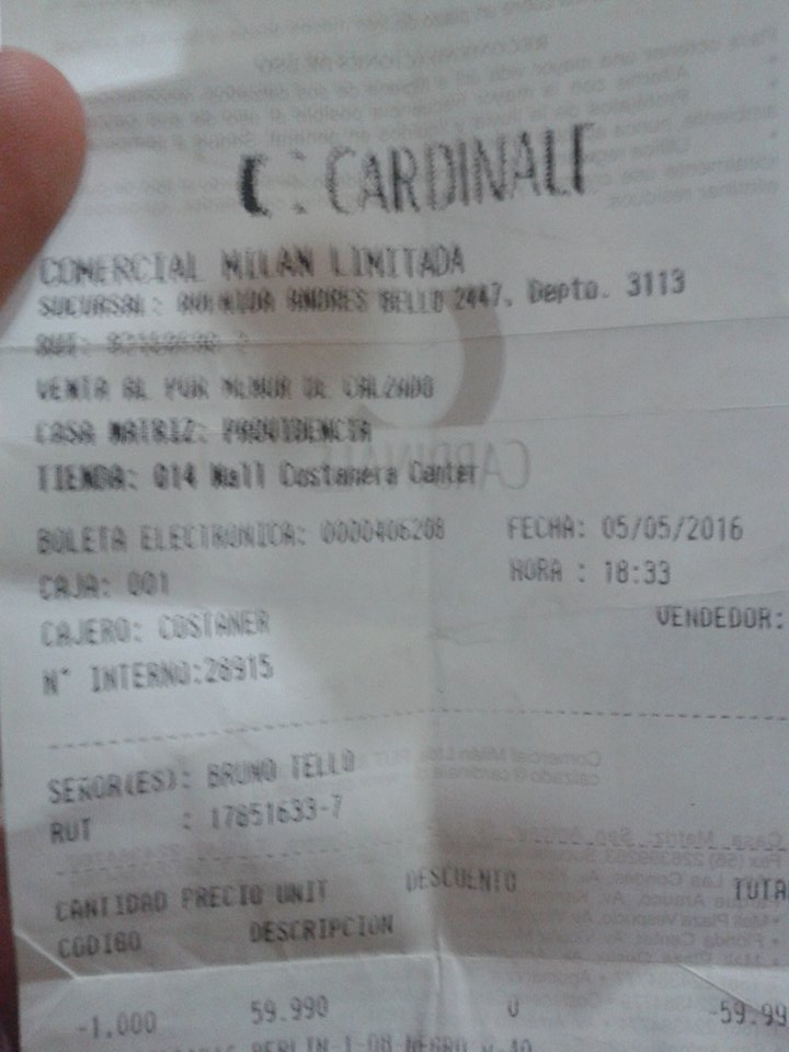 CeroReclamos cl Zapatos Cardinale A Cambiar Se Niegan 7g6ybf