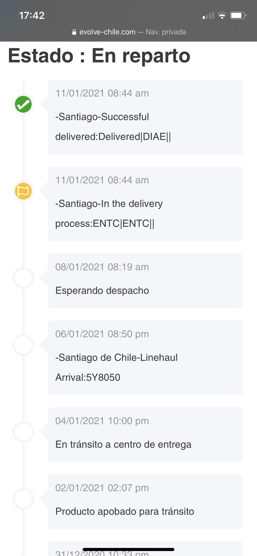 Evolve Chile A Reclamos Cl