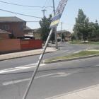 buses vule - choque de bus contra una señalética. buses vule - choque de bus contra una señalética.