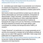 fedex - cobro por cargos terminales y demora fedex - cobro por cargos terminales y demora