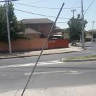 buses vule - choque de bus contra una señalética. buses vule - choque de bus contra una señalética.