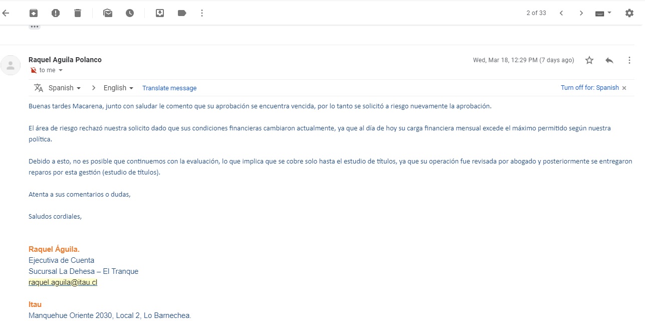 banco Itau - cobros abusivos