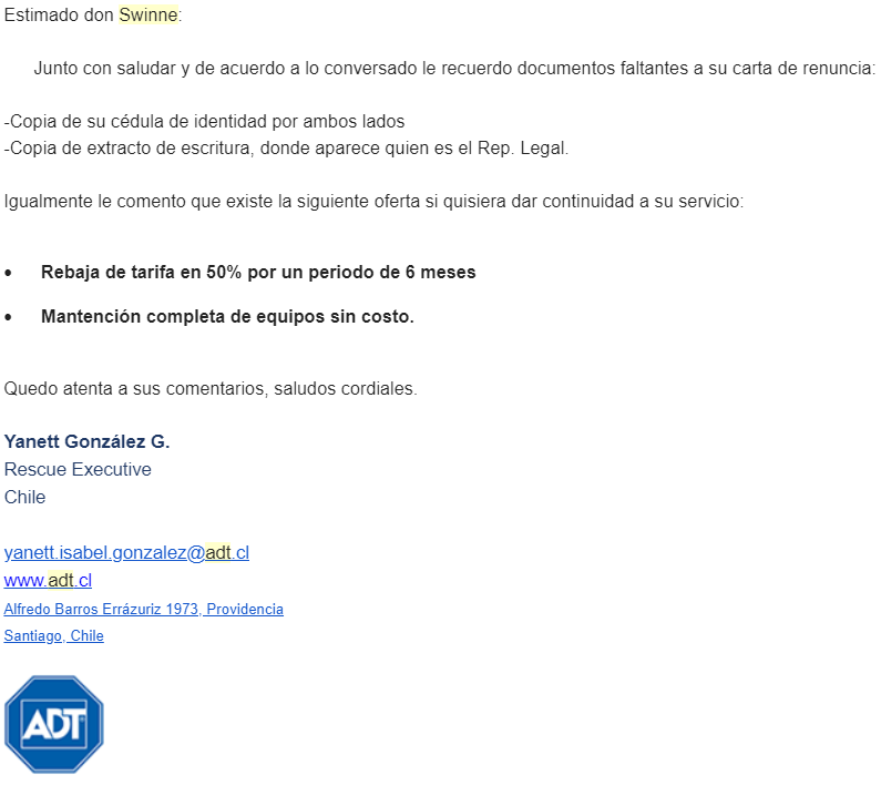 Como renunciar a adt Como renunciar a adt